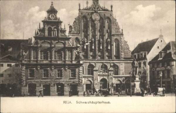 Riga Lettland Riga Schwarzhäupterhaus