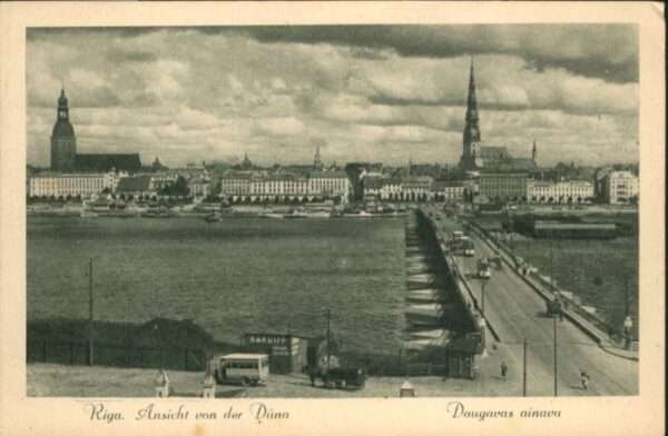 Riga Lettland Riga Düna Daugavas Ainava