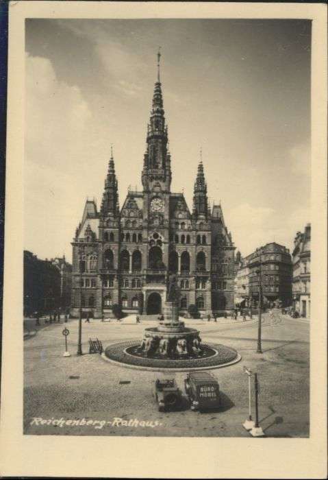 Reichenberg Liberec Boehmen Rathaus