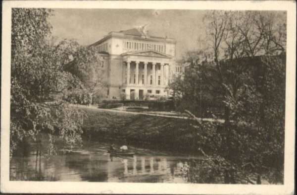 Riga Lettland Riga Opernhaus Operas Nams