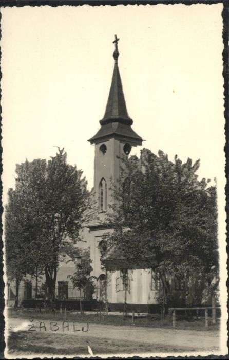 Zabalj Kirche Pfarrhaus