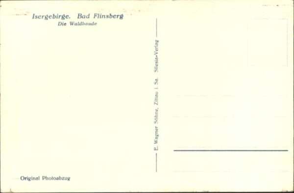 Bad Flinsberg Swieradow Zdroj Bad_Flinsberg Waldbaude Isergebirge – Bild 2