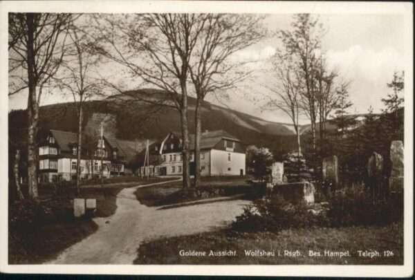 Wolfshau Riesengebirge Goldene Aussicht Gasthaus