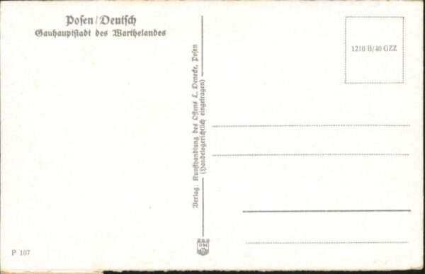 Posen Poznan Posen Strassenbahn Paulikirche – Bild 2