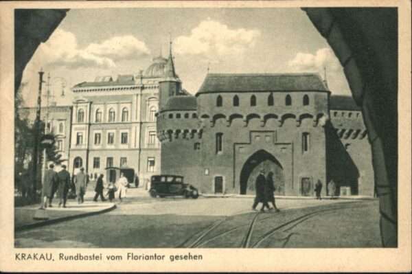Krakau Krakow Krakau Rundbastei Floriantor