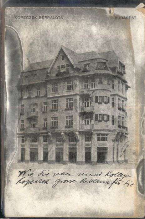 Budapest Kopenczek Berpalota