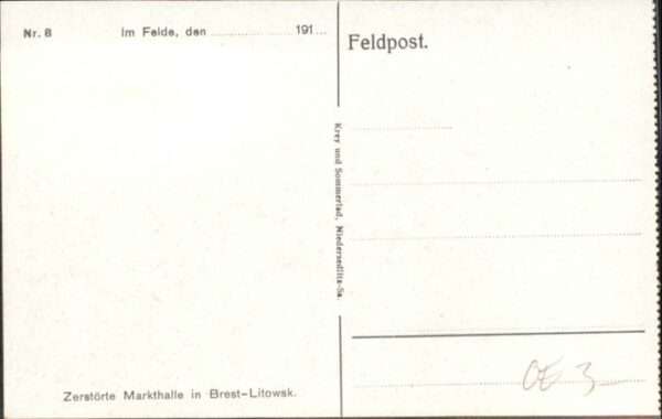Brest-Litowsk Markthalle Zerstörung – Bild 2
