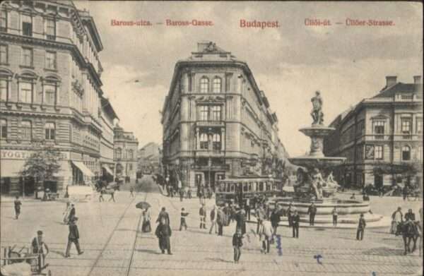 Budapest Strassenbahn Baross-utca Baross-Gasse Ü