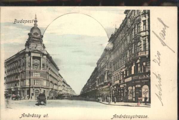 Budapest Andrassy Ut Andrassy-Strasse