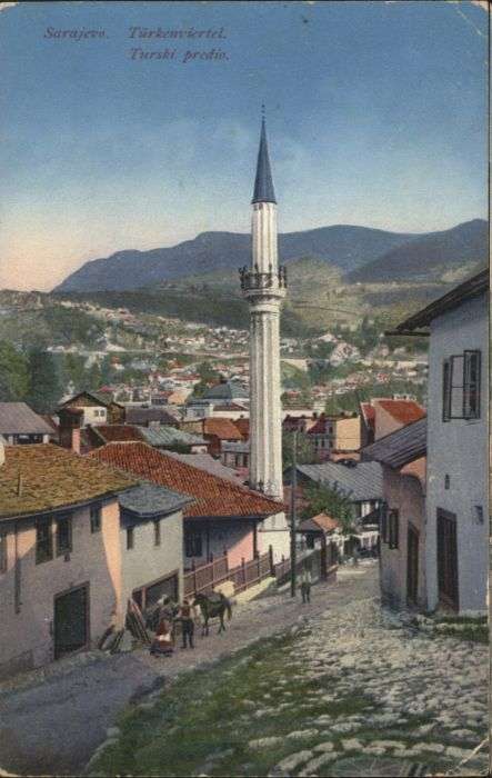 Sarajevo Türkenviertel Turski Predio Minarett