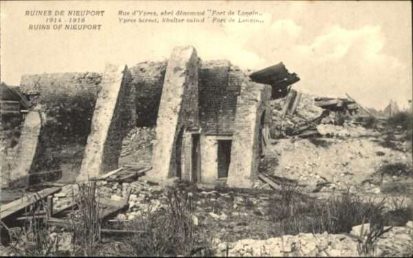 Nieuport-Bains Nieuport Ruines Rue Ypres Fort Loncin Z