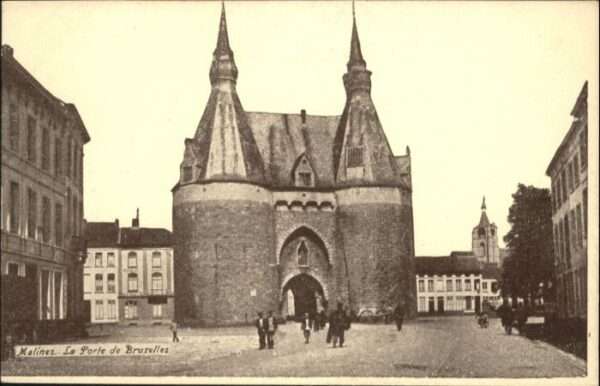 Malines Mechelen Flandre Malines Porte Bruxelles
