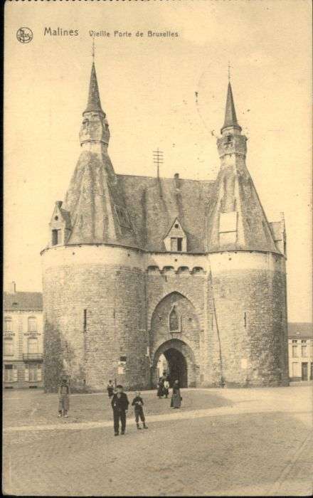 Malines Mechelen Flandre Malines Porte Bruxelles