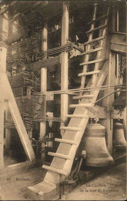 Malines Mechelen Flandre Malines Carillon Tour St. Rombaut