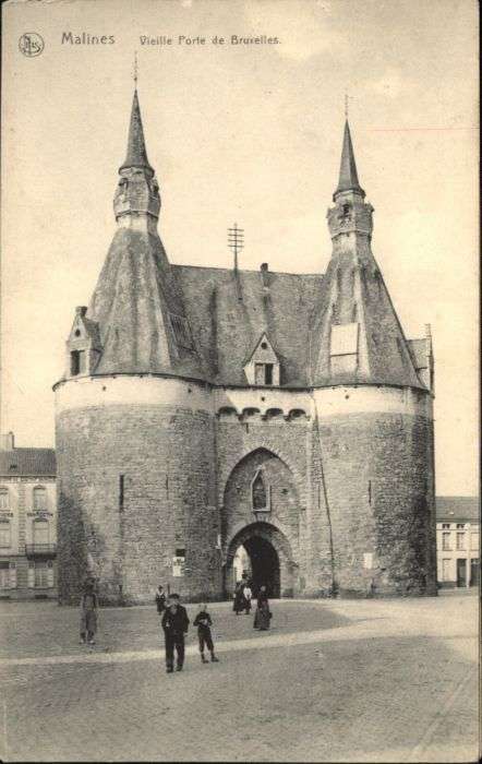 Malines Mechelen Flandre Malines Porte Bruxelles