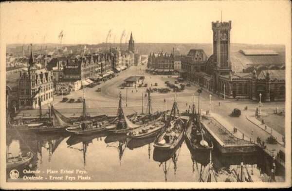 Ostende Oostende Place Ernest Feys Plaats