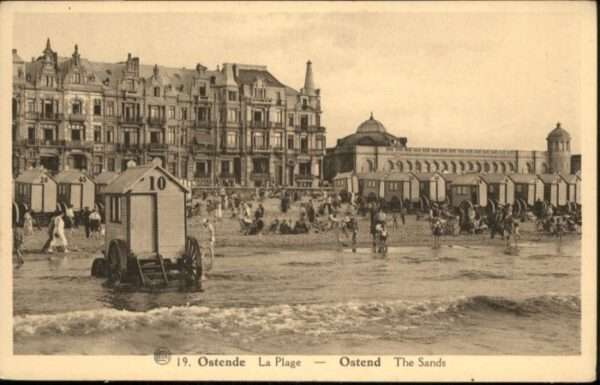 Ostende Oostende Ostende Ostend Plage Sands