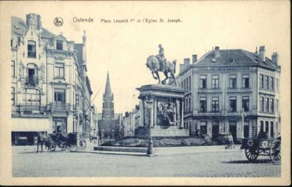 Ostende Oostende Ostende Place Leopold Eglise St. Joseph