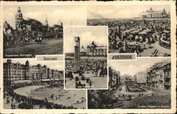 Ostende Oostende Ostende Hippodrome Wellington Plage Kur