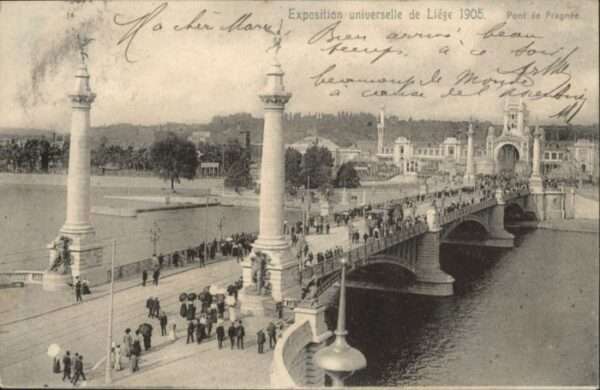 Liege Luettich Liege Exposition Universelle Pont Fragn