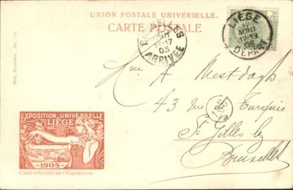 Liege Luettich Liege Exposition Universelle Pont Fragn – Bild 2