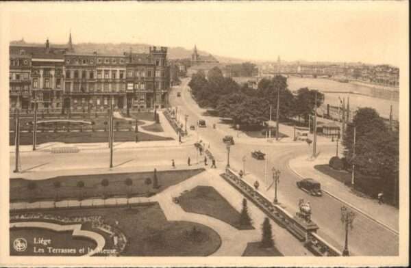 Liege Luettich Liege Terrasses Meuse