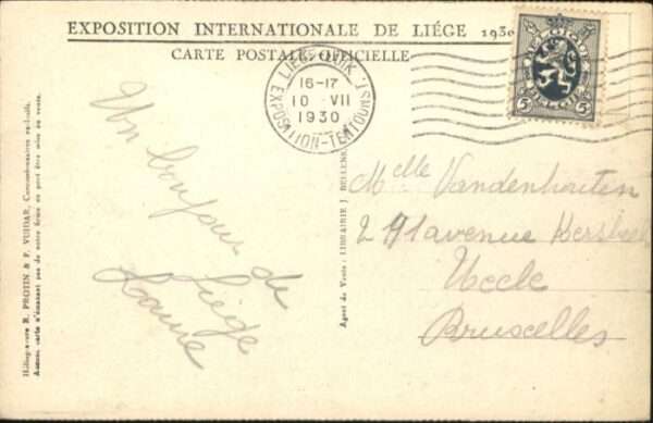 Liege Luettich Liege Exposition Provinces Belges – Bild 2