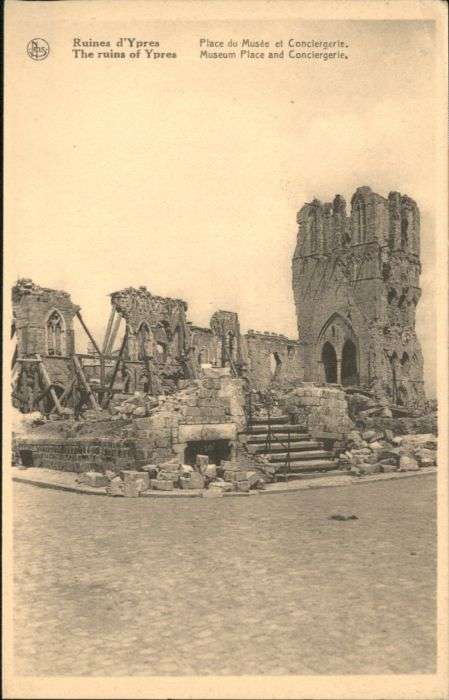 Ypern Ypres Ypres Place Musee Conciergerie Ruines Z