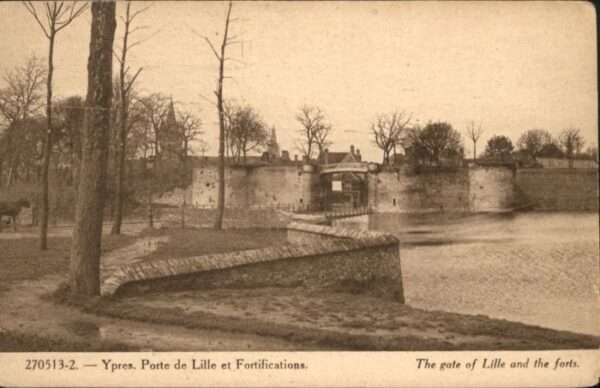 Ypern Ypres Ypres Porte Lille Fortification
