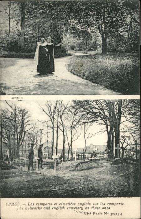 Ypern Ypres Ypres Remparts Cimetiere Anglais Friedh