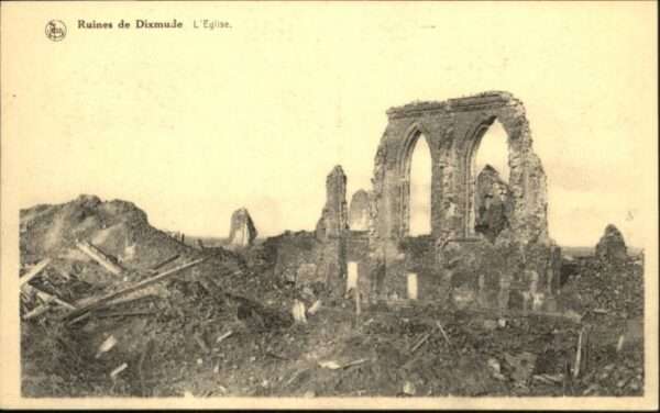 Dixmude Eglise Ruines Zerstörung