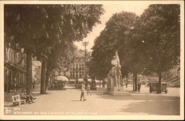 Spa Liege Spa Monument 4me Lanciers Place Royale
