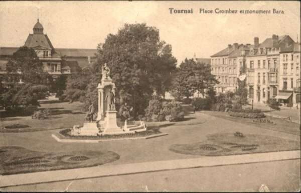 Tournai Hainaut Tournai Place Crombez Monument Bara