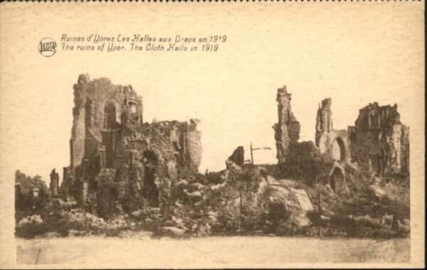 Ypern Ypres Ypres Halles Draps Ruines Zerstörung