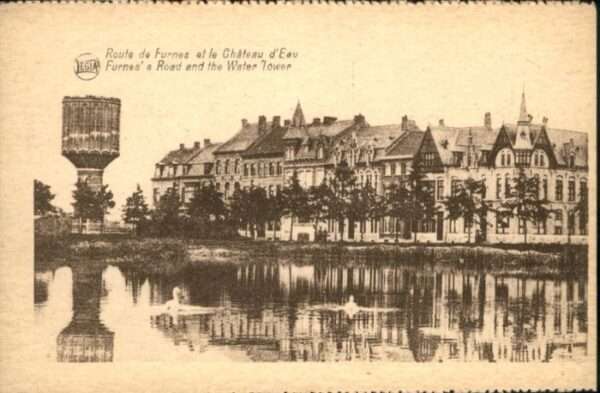 Ypern Ypres Ypres [?] Route Furnes Chateau Eau