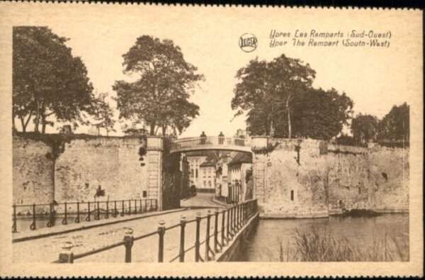 Ypern Ypres Ypres Yper Remparts