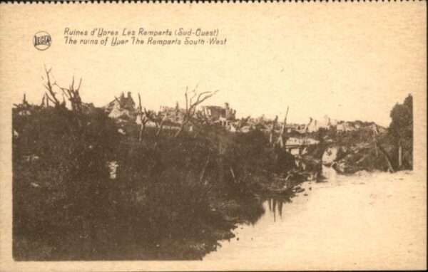 Ypern Ypres Ypres Yper Remparts