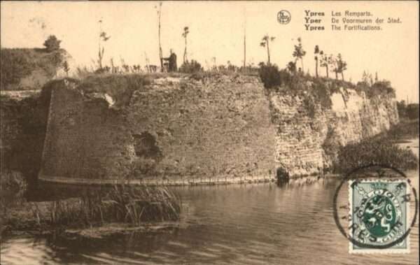 Ypern Ypres Ypres Yper Remparts