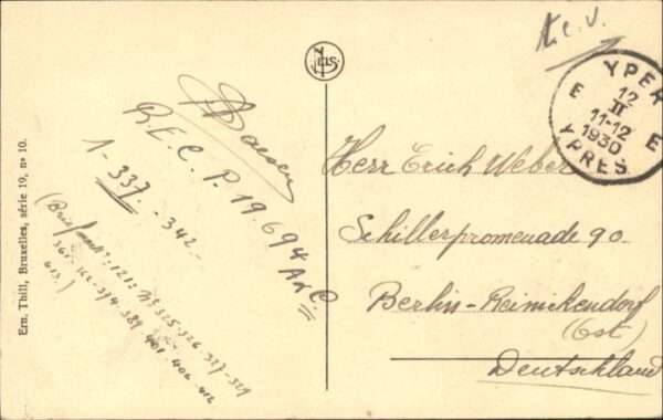 Ypern Ypres Ypres Yper Remparts – Bild 2