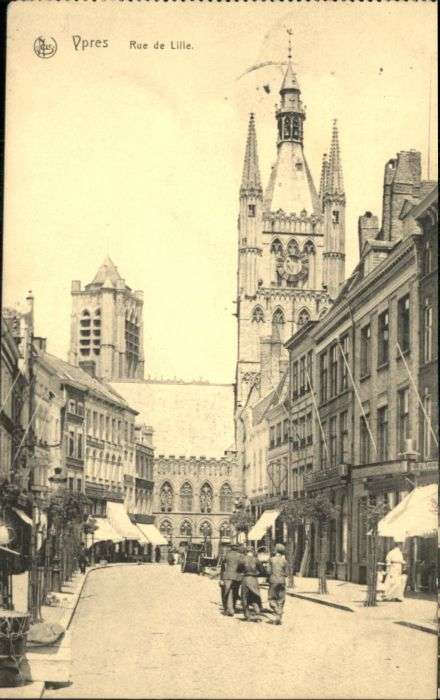 Ypern Ypres Ypres Rue Lille