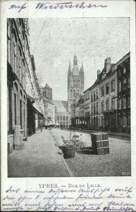 Ypern Ypres Ypres Rue Lille