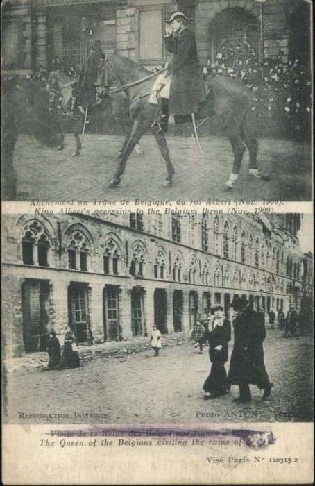 Ypern Ypres Ypres [handschriftlich] Roi Albert Aven