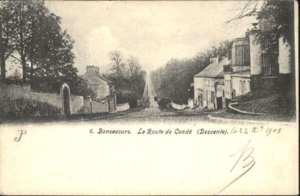 Peruweltz Bonsecours Route Conde Descente