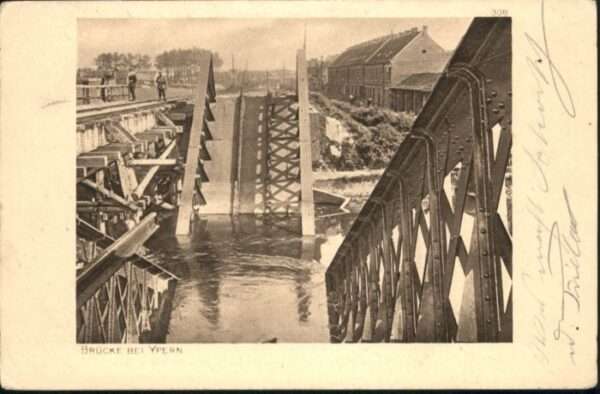Ypern Ypres Ypern Brücke Zerstörung x