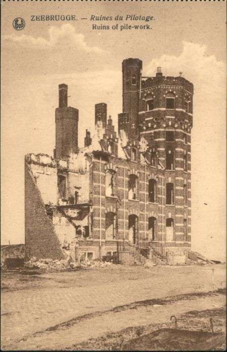 Zeebrugge Pilotage Ruines Zerstörung