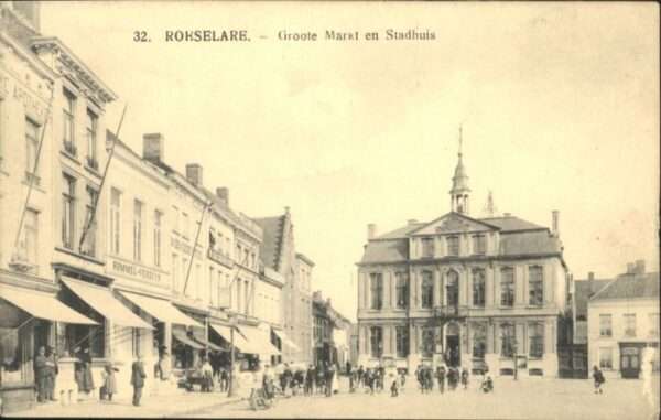 Roeselaere Roeselare Groote Markt Stadhuis