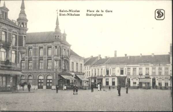 Saint-Nicolas Sint-Nikolaas Place Gare Statieplaats