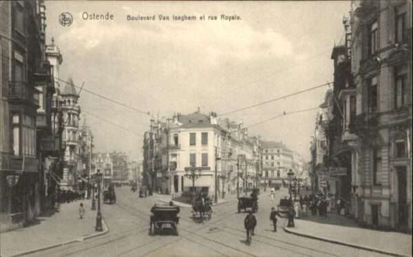 Ostende Oostende Ostende Boulevard van Iseghem Rue Royal