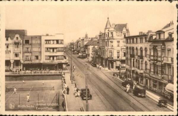 Middelkerke Avenue Leopold Leopoldlaan Tennisplatz