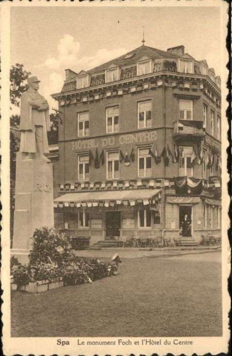 Spa Liege Spa Monument Foch Hotel Centre